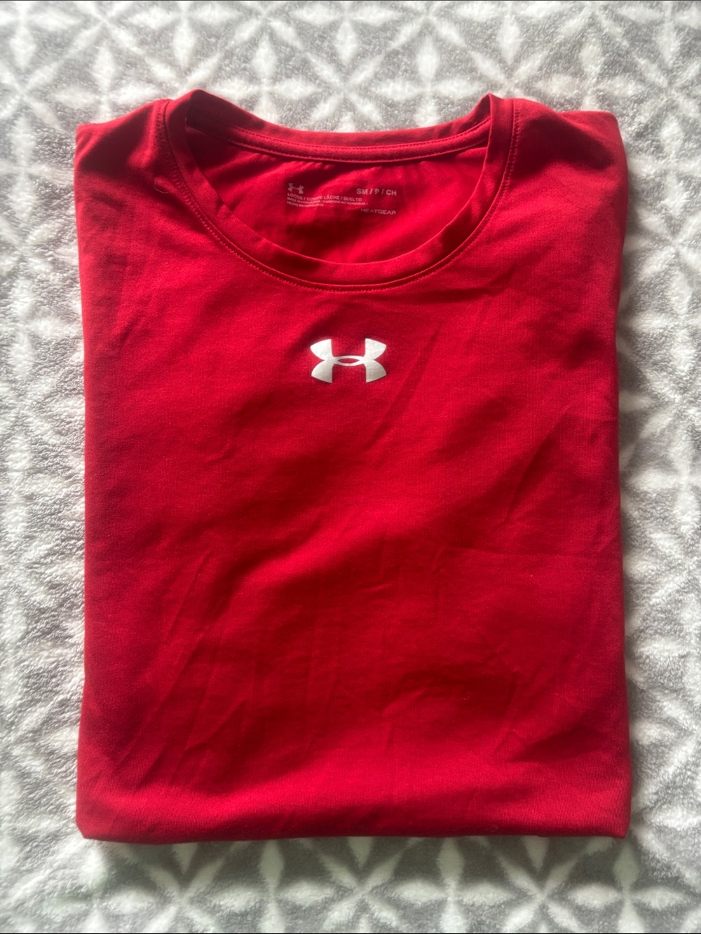 Under Armor Shirt Red Small